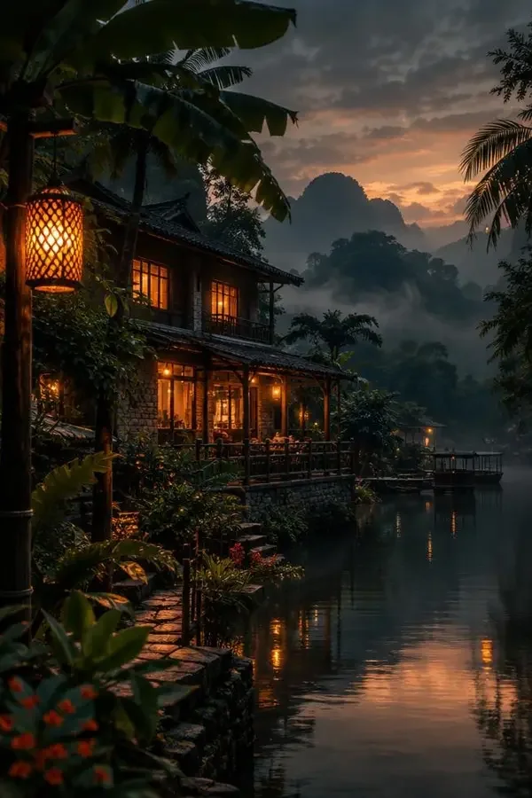 候鸟旅馆 影片海报，2026 年中国大陆治愈题材影视网站模板演示海报
